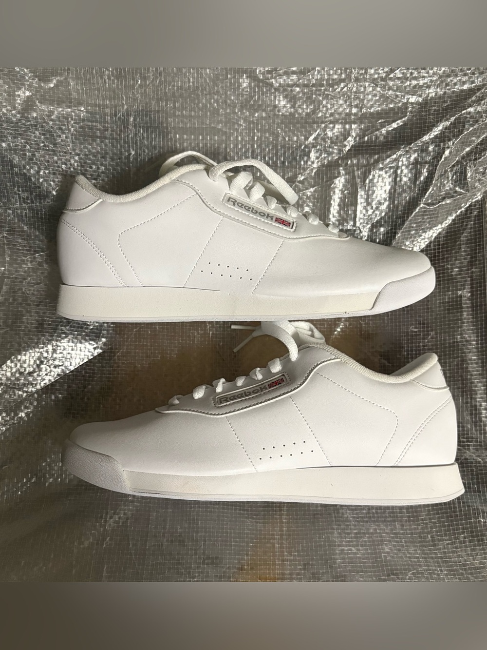 Size 9 W - Reebok Wmns Princess Wide White